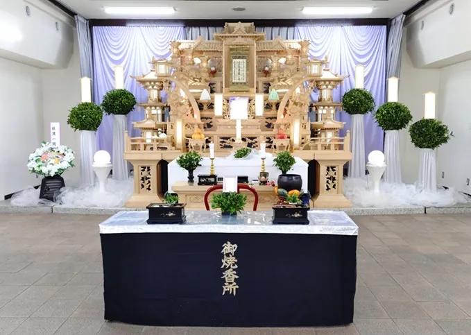 思い出の里会館での一日葬の葬儀事例(画像1)