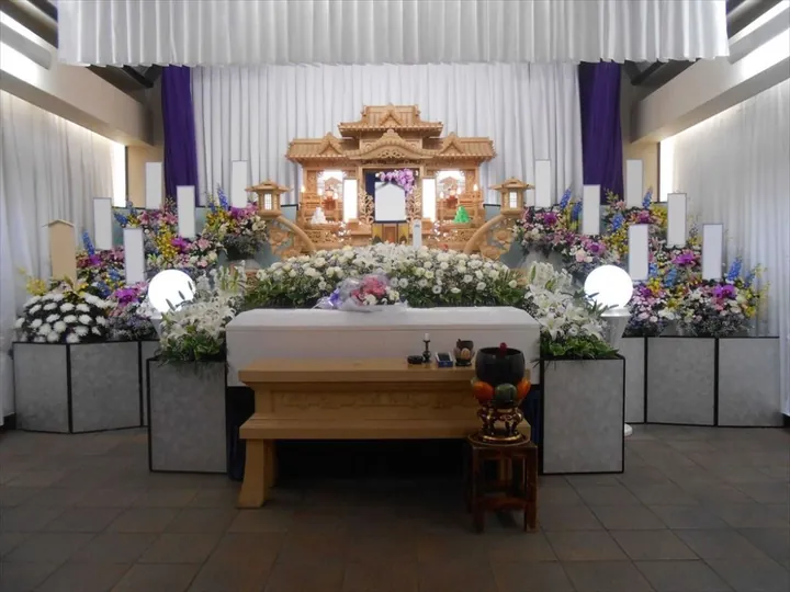思い出の里会館での葬儀の葬儀事例(画像1)
