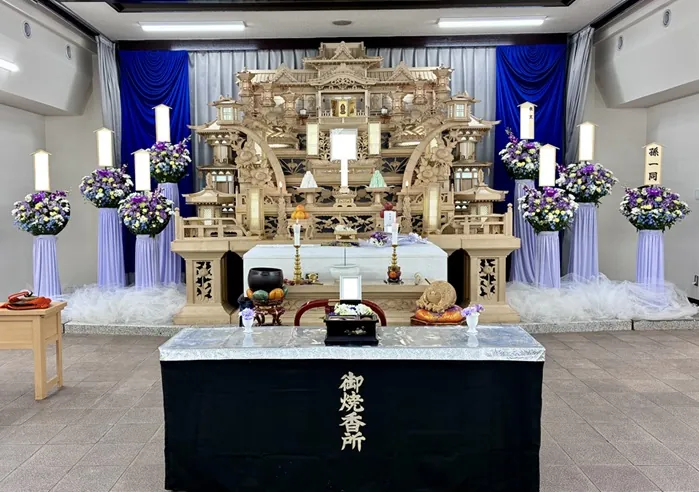 思い出の里会館での一日葬の葬儀事例(画像1)