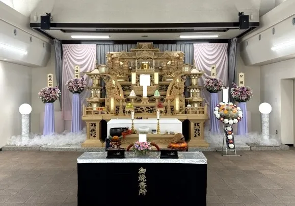 思い出の里会館での一日葬の葬儀事例(画像1)