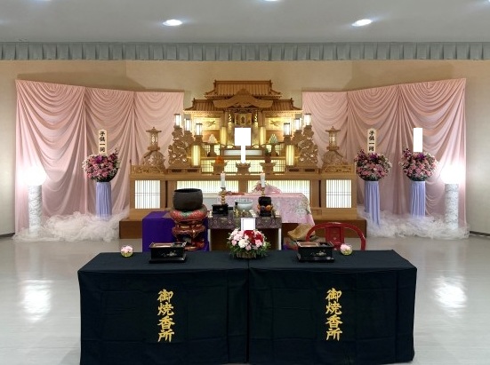 ひかり会館にて告別式(一日葬)