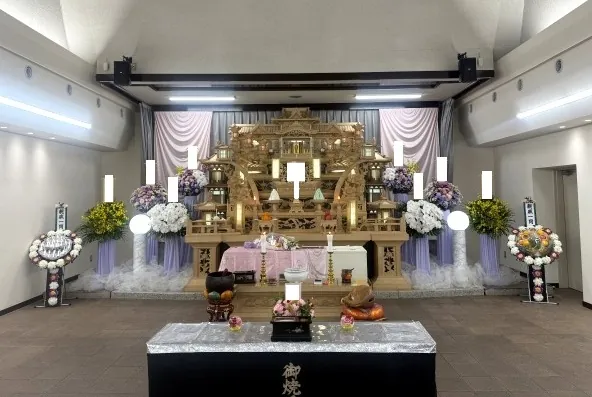 思い出の里会館での通夜・告別式の葬儀事例(画像1)