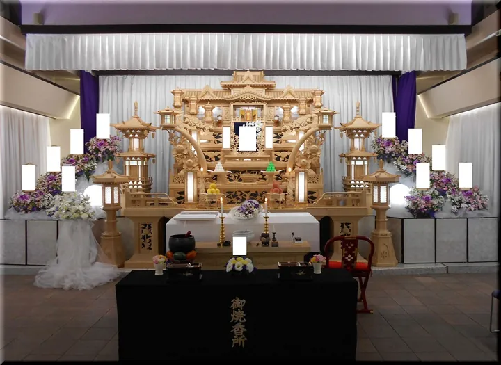思い出の里会館での葬儀の葬儀事例(画像1)