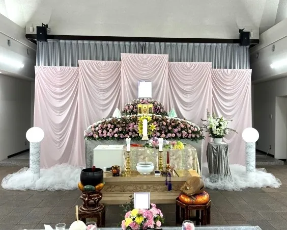 思い出の里会館での一日葬の葬儀事例(画像1)
