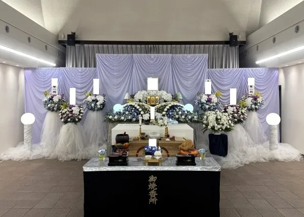 思い出の里会館での一日葬の葬儀事例(画像1)