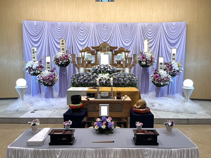 浦和斎場での一日葬の葬儀事例（画像1）