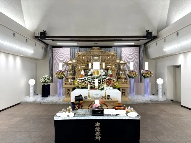 思い出の里会館での一日葬の葬儀事例(画像1)