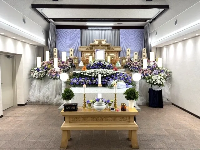 思い出の里会館での友人葬の葬儀事例(画像1)