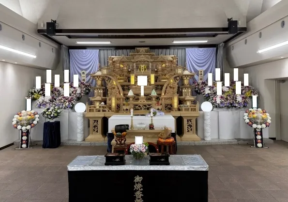 思い出の里会館での一日葬の葬儀事例(画像1)
