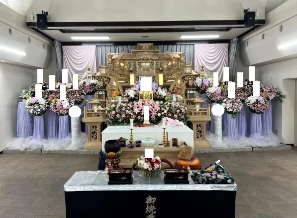 思い出の里会館での一日葬の葬儀事例(画像1)