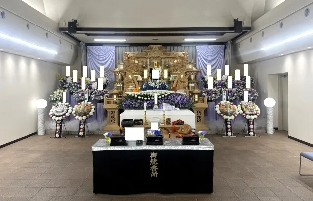 思い出の里会館での通夜・告別式の葬儀事例(画像1)